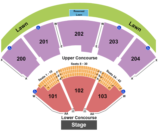 Shoreline Amphitheatre Shoreline Amphitheatre Seating Chart